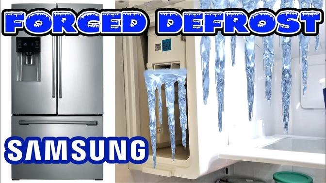 How to Defrost the Ice Maker chamber on Samsung Refrigerators with ...