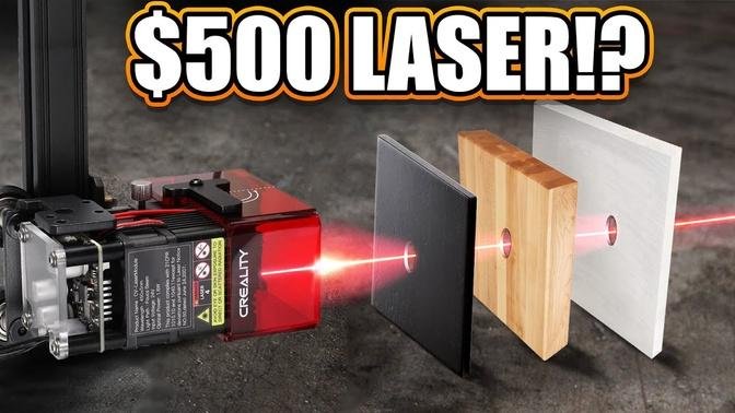 You can make EPIC things with this $500 LASER! Creality CR Falcon Laser 10w Test and Review.