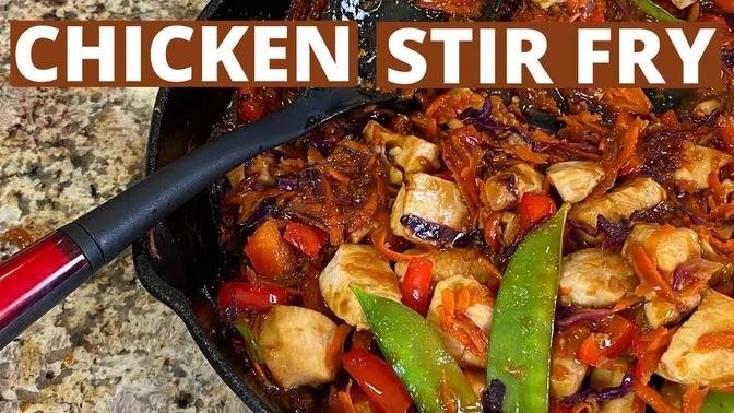 DELICIOUS Chicken Stir  Fry Over Rice | Rockin Robin Cooks