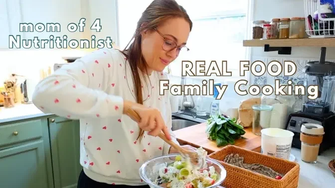 Healthy Cooking For My Family of 6 | NUTRITIONIST