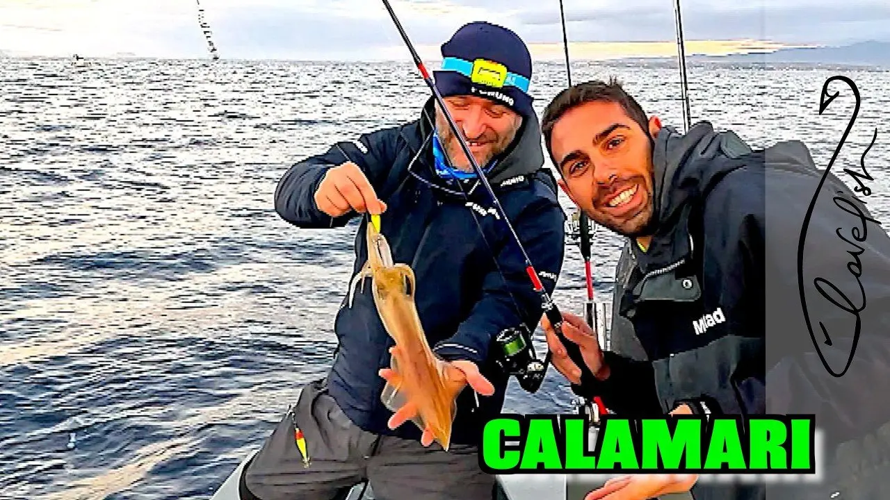 I SEGRETI DEI CALAMARI - pesca dalla barca-
