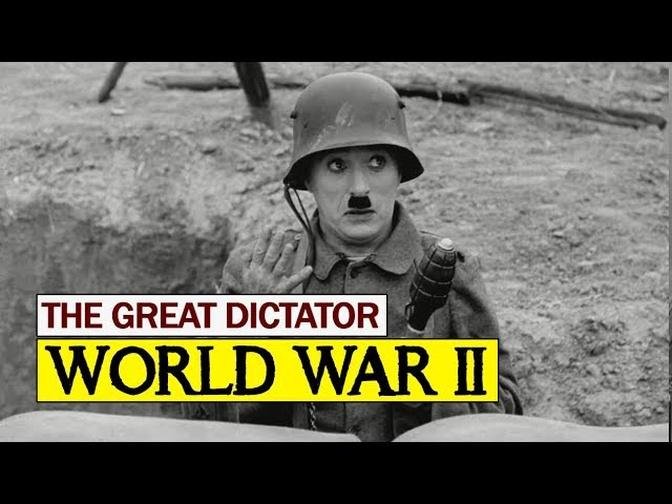 Charlie Chaplin - World War II (HD) "The Great Dictator" | inMemory. STARS
