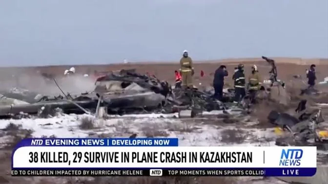 38 Killed, 29 Survive in Plane Crash in Kazakhstan