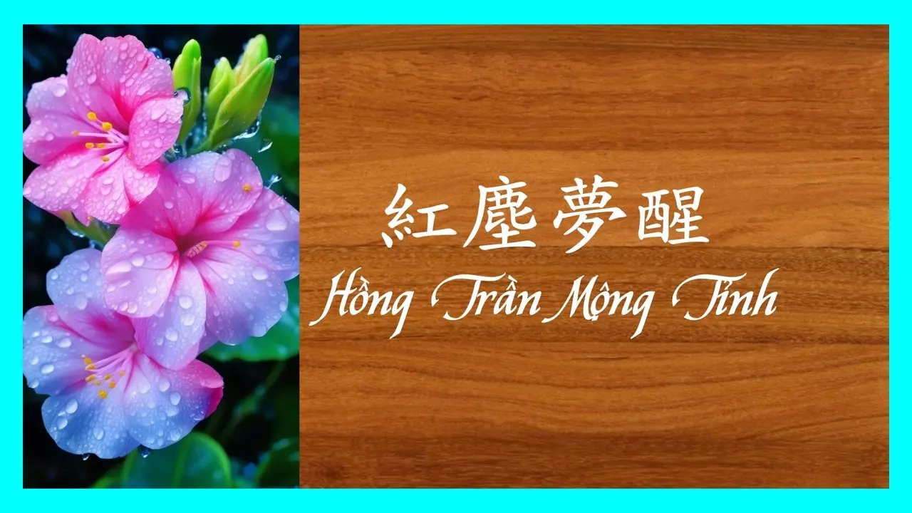 Hồng Trần Mộng Tỉnh - 紅塵夢醒 : Học Tiếng Trung - Chữ Hán Việt- Chữ Phồn Thể qua bài hát
