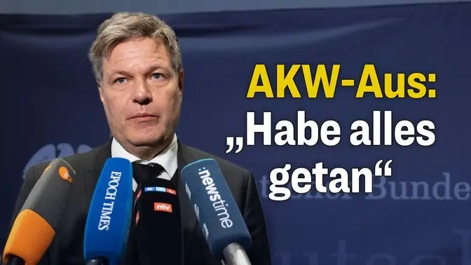 Habeck zum AKW-Aus: „Wurde mehrfach gefragt, ob ich nicht an den Klimaschutz gedacht habe“