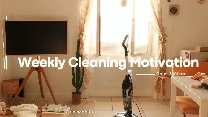 🧹 Weekly Cleaning Motivation | Calm & Clean | Silent Cleaning Vlog for a Fresh Start! - Episode 10