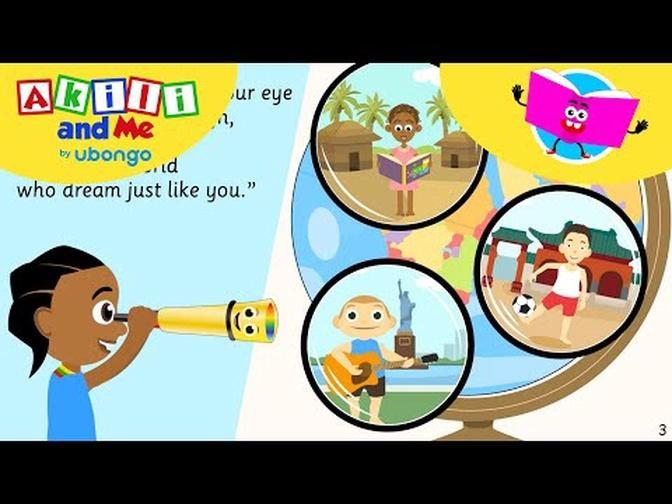 Akili and the Magical Telescope | Read with Akili and Me | Learning videos for kids