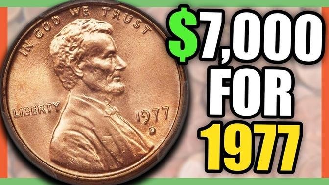 LOOK OUT FOR THESE RARE 1977 PENNY COINS - RARE PENNIES WORTH MONEY!!.