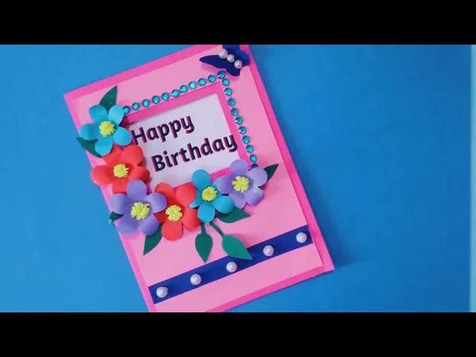 Greeting cards latest design handmade/Handmade card / birthday card / how to make birthday card 🎂