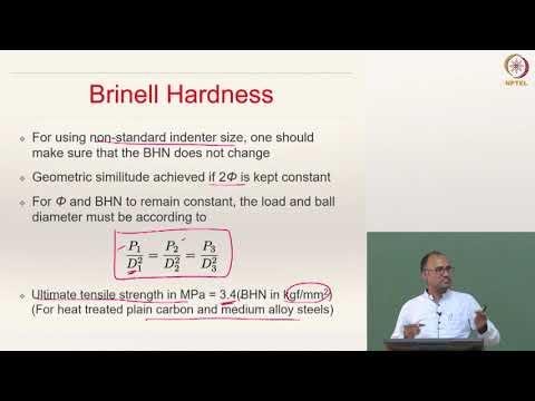 Lecture 15 - Mechanical Properties (Hardness Test)