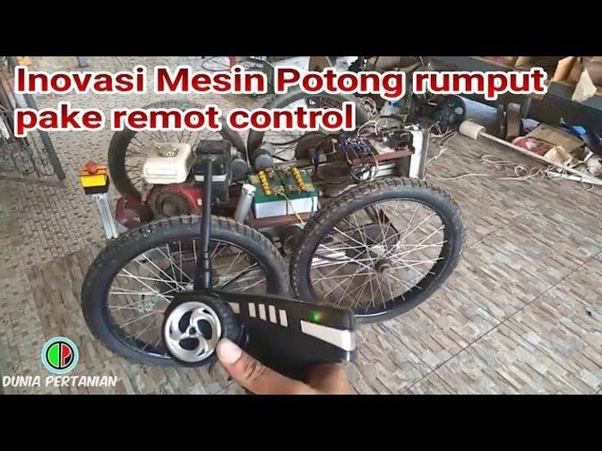 Inovasi Mesin Potong Rumput Remote Control Rc Lawn Mower