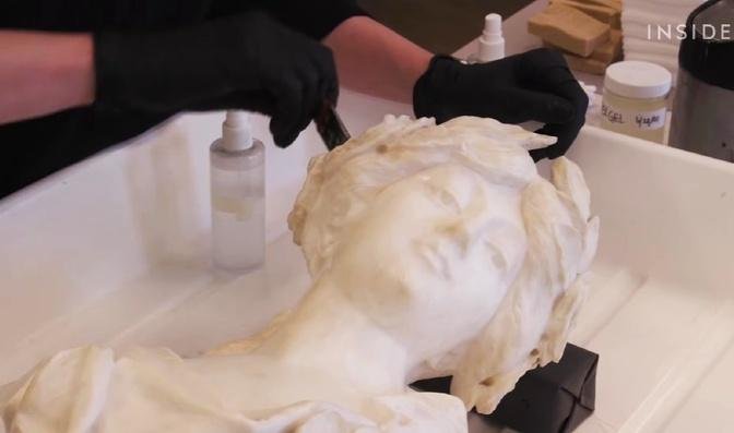How A Century-Old Italian Marble Statue is Professionally Restored