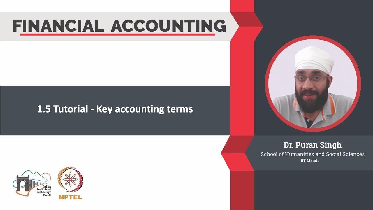 1.5 Tutorial - Key accounting terms