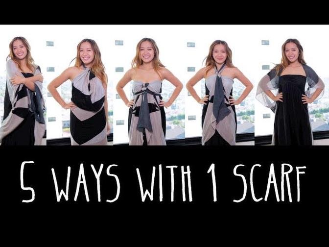 5 Ways to Wear 1 Scarf
