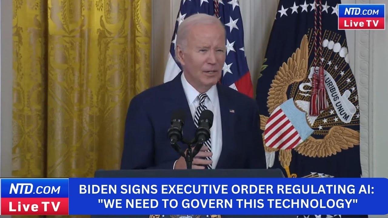 Biden Signs Executive Order Regulating AI: "We Need To Govern This ...