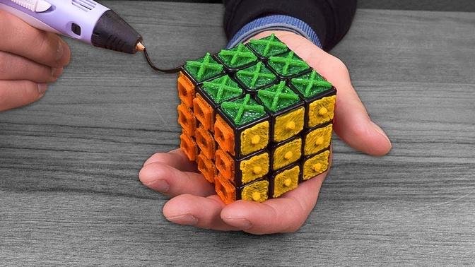 Rubik, cube 3D pen: Hãy khám phá cách sáng tạo của bạn với Rubik\'s Cube và bút vẽ 3D. Sáng tạo những kiệt tác hình khối huyền thoại và khổng lồ mà bạn không bao giờ nghĩ tới. Hãy xem những hình ảnh tuyệt vời của Rubik và bút vẽ 3D trong thể loại này.