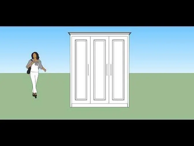 Sketchup tutorial membuat lemari part 3