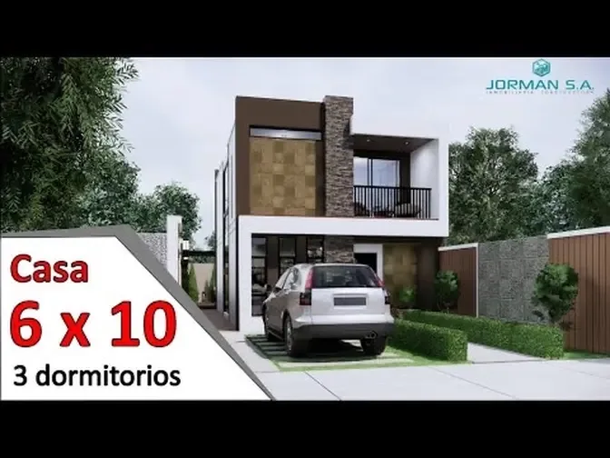 modelo de casas de dos pisos *(Casa 6x10 metros)
