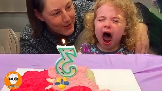 Baby Crying Because of Blowing Candles FAILS - Funny Kids