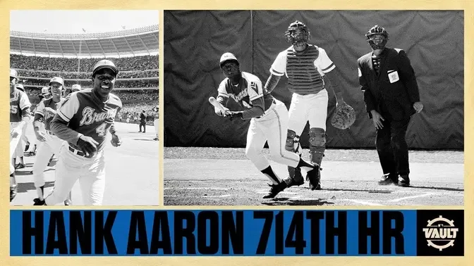 Hank Aaron Blasts Home Run No 714 Ties Babe Ruth For Most Home Runs In Mlb History