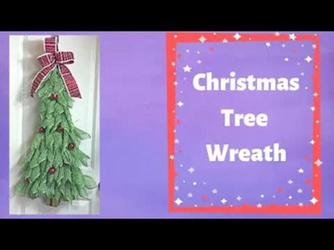 How to make a Christmas tree with Poly Burlap Mesh