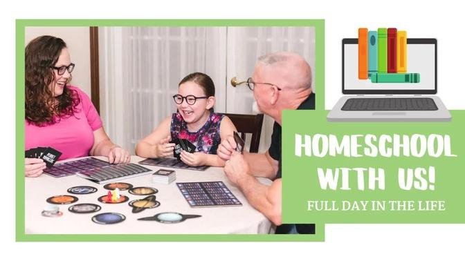 Homeschool With Us: Full Day in the Life | Homeschooling an Only Child