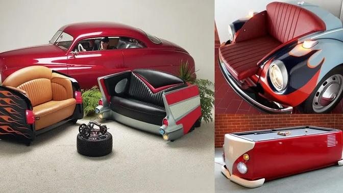 Upcycle CAR parts furniture Ideas for your home decoration