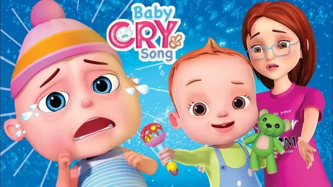 Baby Cry Song | JamJammies Nursery Rhymes & Kids Songs | Cartoon Animation  For Children