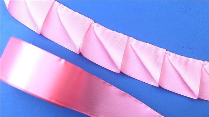 easy ribbon flower tricks design,rose flower tricks,ribbon tricks idea