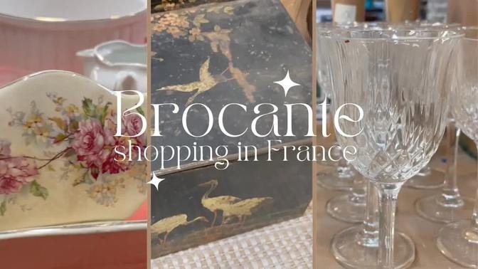 Brocante shopping at my favorite French thrift store
