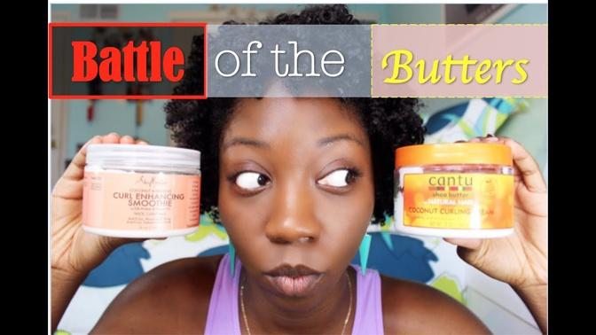 Battle of the Butters: Shea Moisture Curl Enhancing Smoothie VS Cantu Shea  Coconut Curling Cream