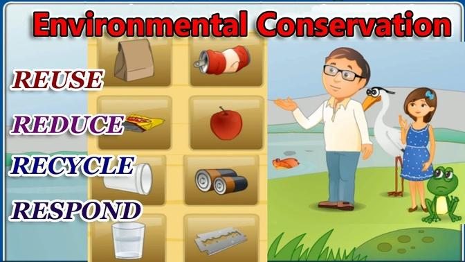 Environmental Conservation, The 4 R's - Reduce, Reuse, Recycle, Respond