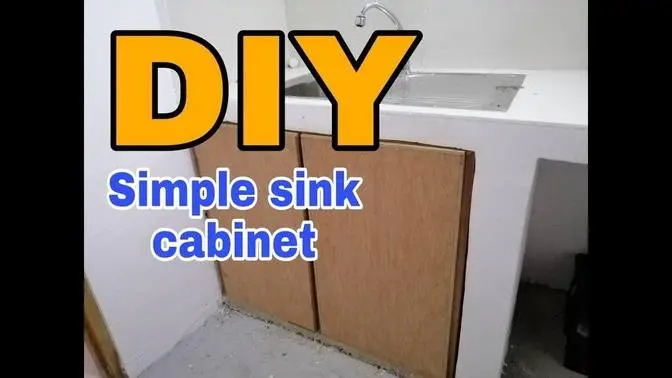 Paano Gumawa ng Cabinet _ Sink Cabinet _ DIY Sink Cabinet.