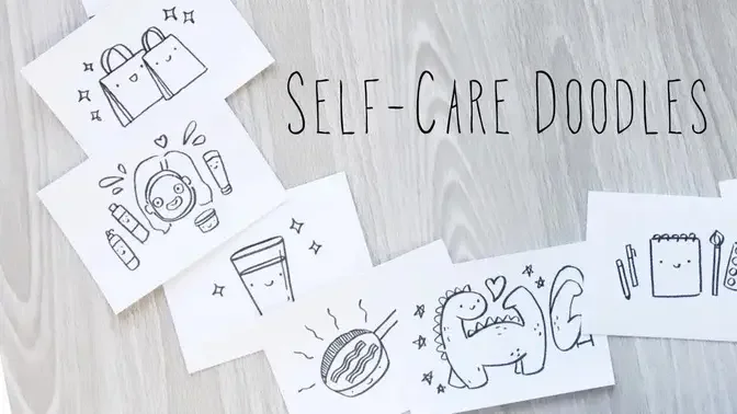 Self-Care Doodles & Tips | Doodles by Sarah