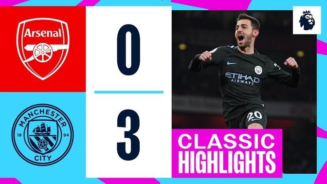 Classic Highlights | Arsenal 0-3 Man City | SANÉ AND SILVA SINK ARSENAL