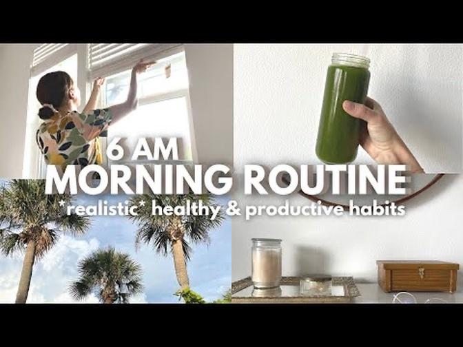 6AM MORNING ROUTINE 2022 | Videos | Ali Marie | Gan Jing World ...