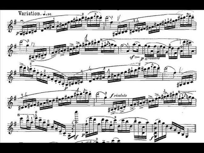 Vieuxtemps, Henry Fantasia Appassionata (begin) opus 35