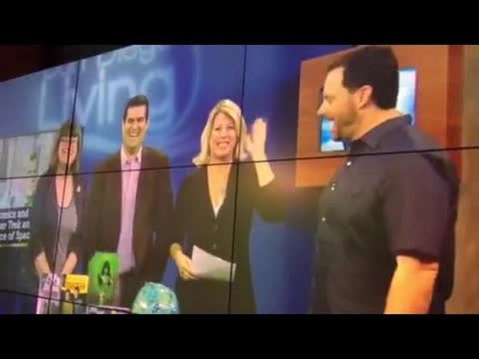 Physics & Comic Books: Brian Keating and Sarah Gaydos on CW6 San Diego News  (Raw Footage)