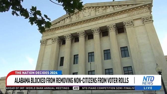 Alabama Blocked From Removing Non-citizens From Voter Rolls