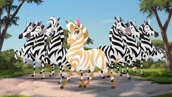 Lion Guard: Fabulous Dhahabu song | The Golden Zebra  HD Clip