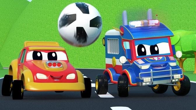 Super Truck - BACK TO SCHOOL: BABY CARS have too much juice!! - Car City - Truck Cartoons for kids