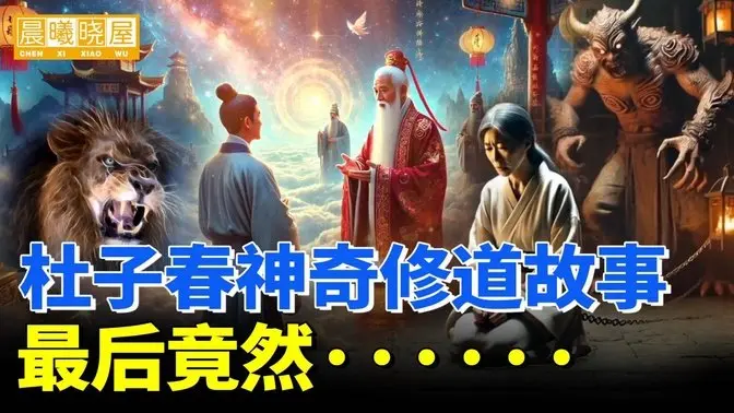杜子春神奇修道故事，最後竟然.....!｜神傳文化｜知識分享｜人生智慧 【晨曦曉屋】