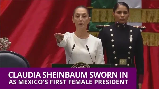 Claudia Sheinbaum Sworn In as Mexico's First Female President