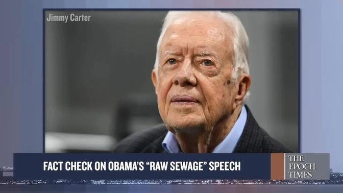 Fact Check on Obama's "Raw Sewage" Speech | CLIP | The Larry Elder Show