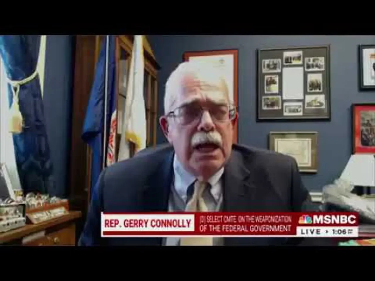 Congressman Gerry Connolly on MSNBC