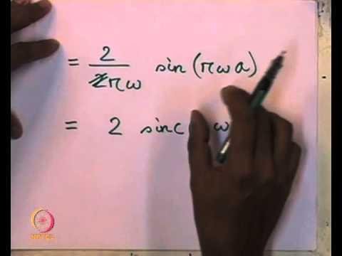 Mod-01 Lec-39 Proof that a non zero function can not be both time and band limited