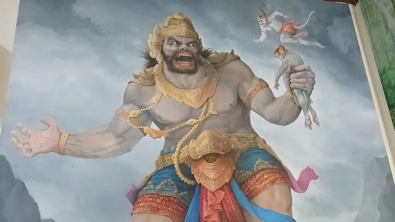 Sepotong Kisah Salam Cerita Sejarah RAMAYANA : Kumbakarna Dikeroyok Pasukan Wanara!