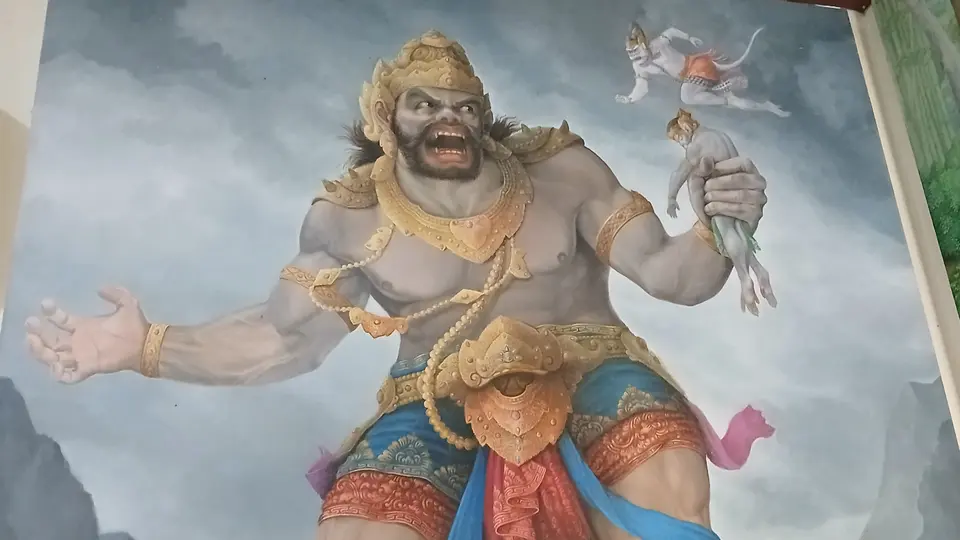 Sepotong Kisah Salam Cerita Sejarah RAMAYANA : Kumbakarna Dikeroyok Pasukan Wanara!