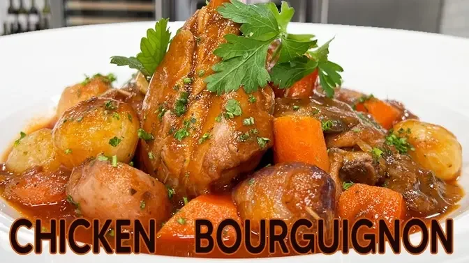 How to Make Chicken Bourguignon _ Chef Jean-Pierre