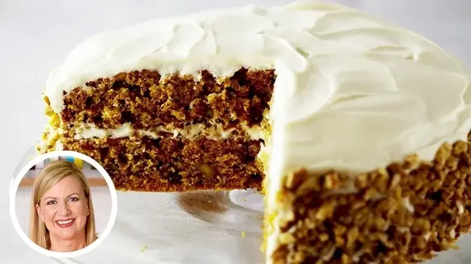 Professional Baker Teaches You How To Make CARROT CAKE!
